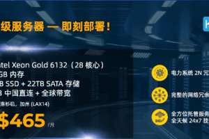 Krypt LAX14高性能Gold服务器